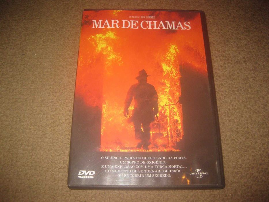 DVD "Mar de Chamas" com Kurt Russell/Raro!