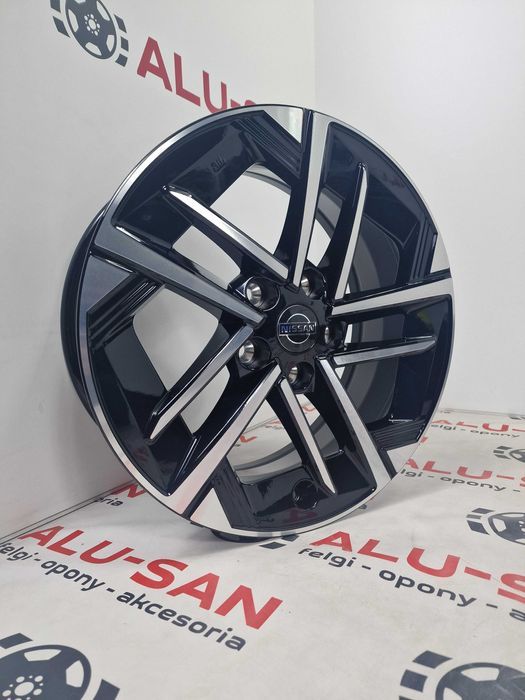 NOWE alufelgi NISSAN 17" 5x114,3 Juke Nowy Qashqai (J12) - Czarne