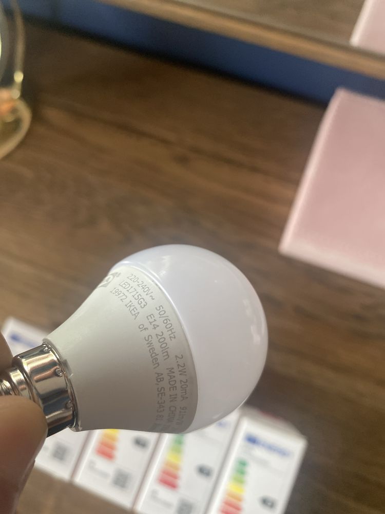 Żarówki Solhetta LED e14 200lm 2,2w IKEA 10 sztuk