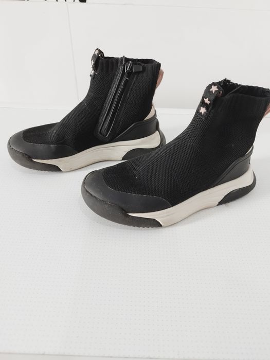 Botki 29 Zara dla dziewczynki, jesień, czarne