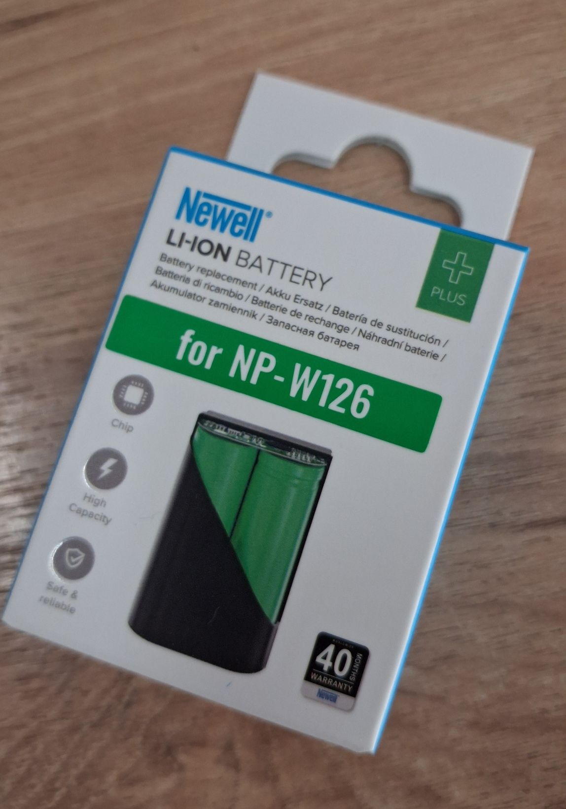 Батарея Newell Plus NP-W126.1300 mAh для X-T3/T30/X-S10. Гар.40міс.