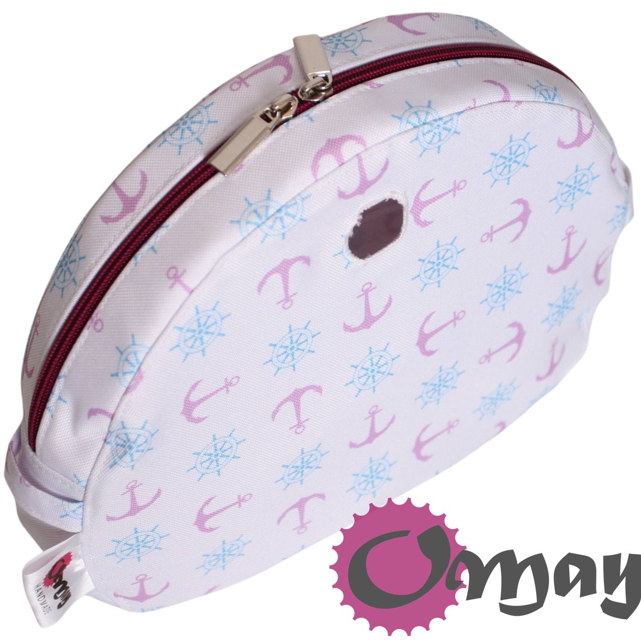 organizer do OBAG MOON LIGHT kotwice róż sangria 2kieszenie wkład OMAY