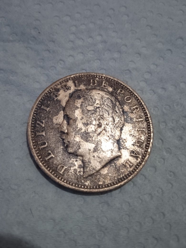 Vendo moeda antiga XX reis1884 d.luiz