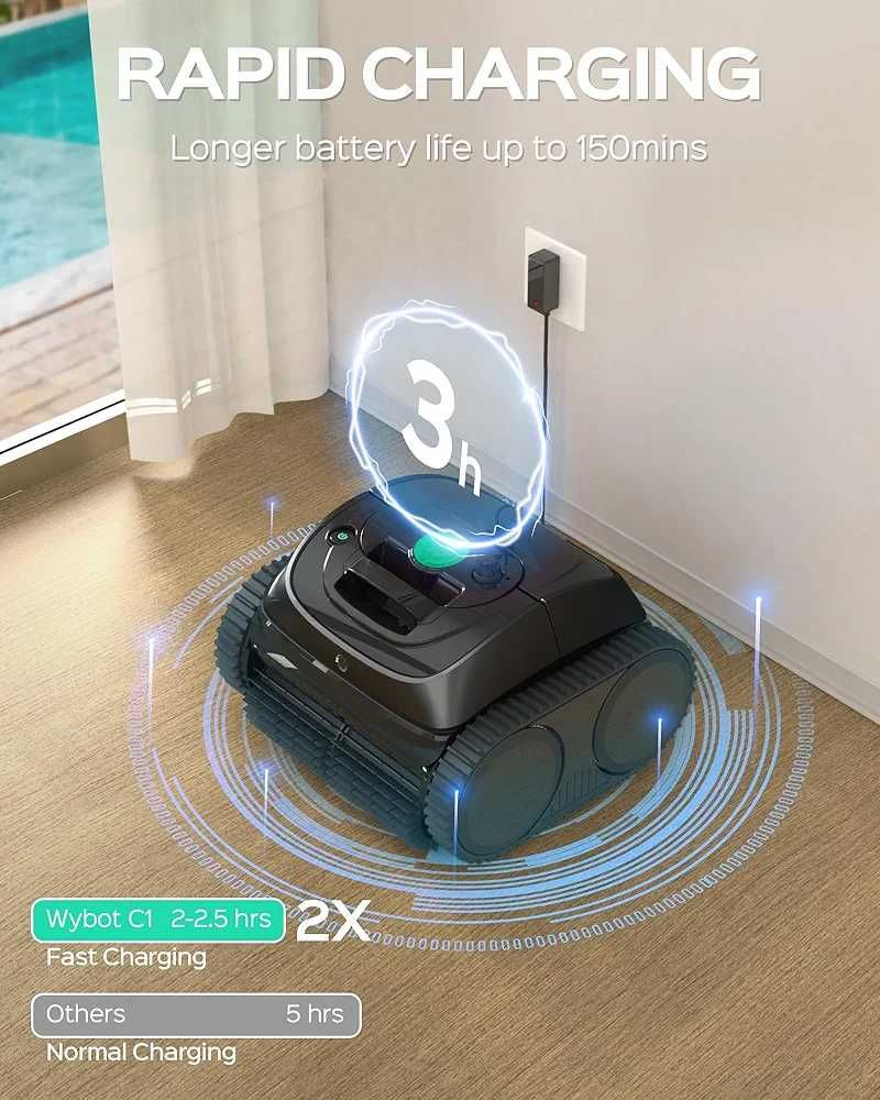 WYBOT C1  Robot basenowy z inteligentnym planowaniem trasy