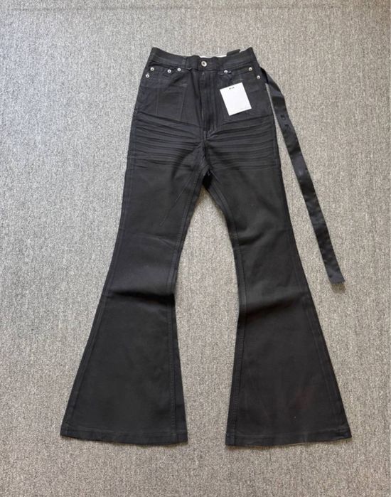 в НАЛИЧИИ М,S,XL Rick OwensDrkshdw Flared Jeans клеш джинсы rick owens