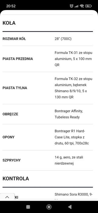 Rower TREK Domane AL3