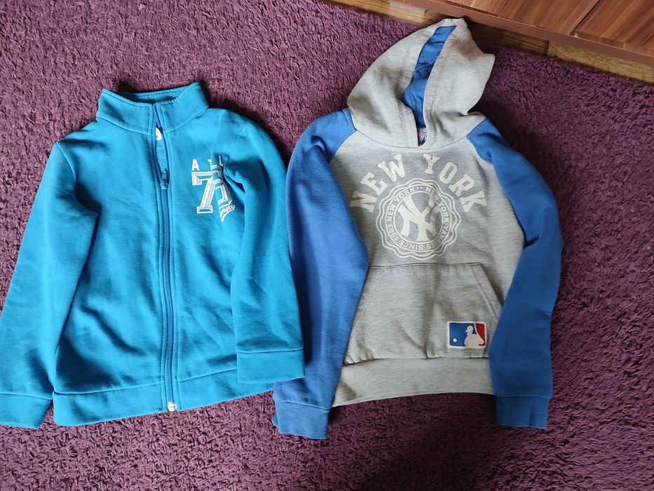 Dwie bluzy chłopięce  ok. 110 cm