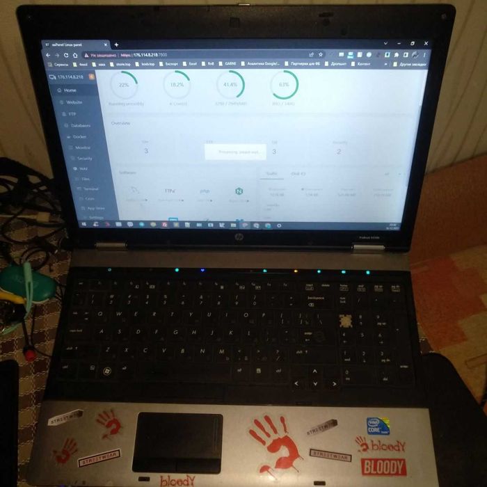 Докстанція+Сумка+Ноутбук HP ProBook 6550b i3/4gbRam/ssd120/Win10