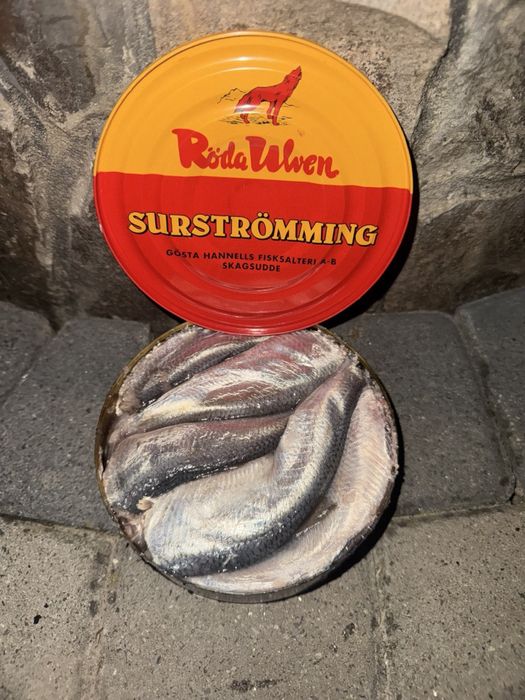 Свіжий до 2027 року Сюрстрёмминг Surstromming Roda Ulven  400g риба