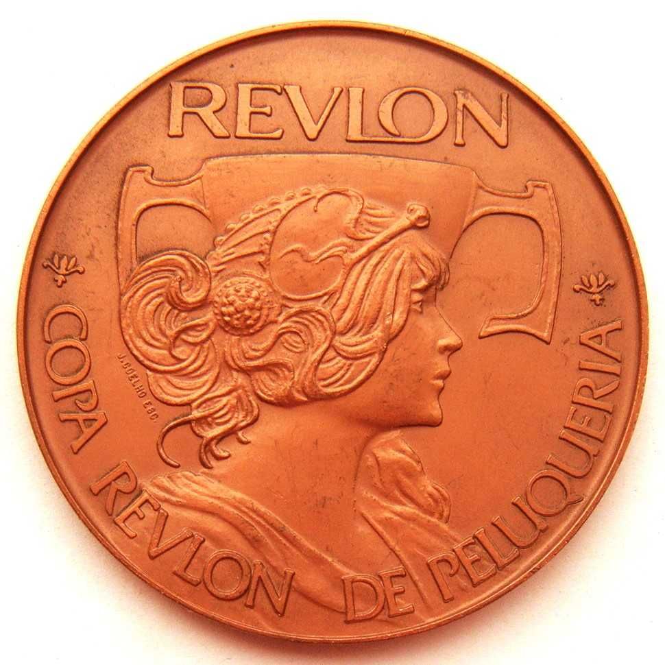 Medalha de Bronze Concurso de Cabeleireiro Copa Revlon de Peluqueria