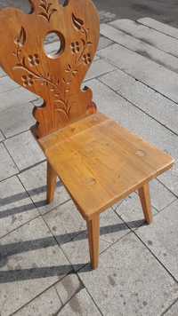 Sprzedam krzesło drewniane typu góralskiego