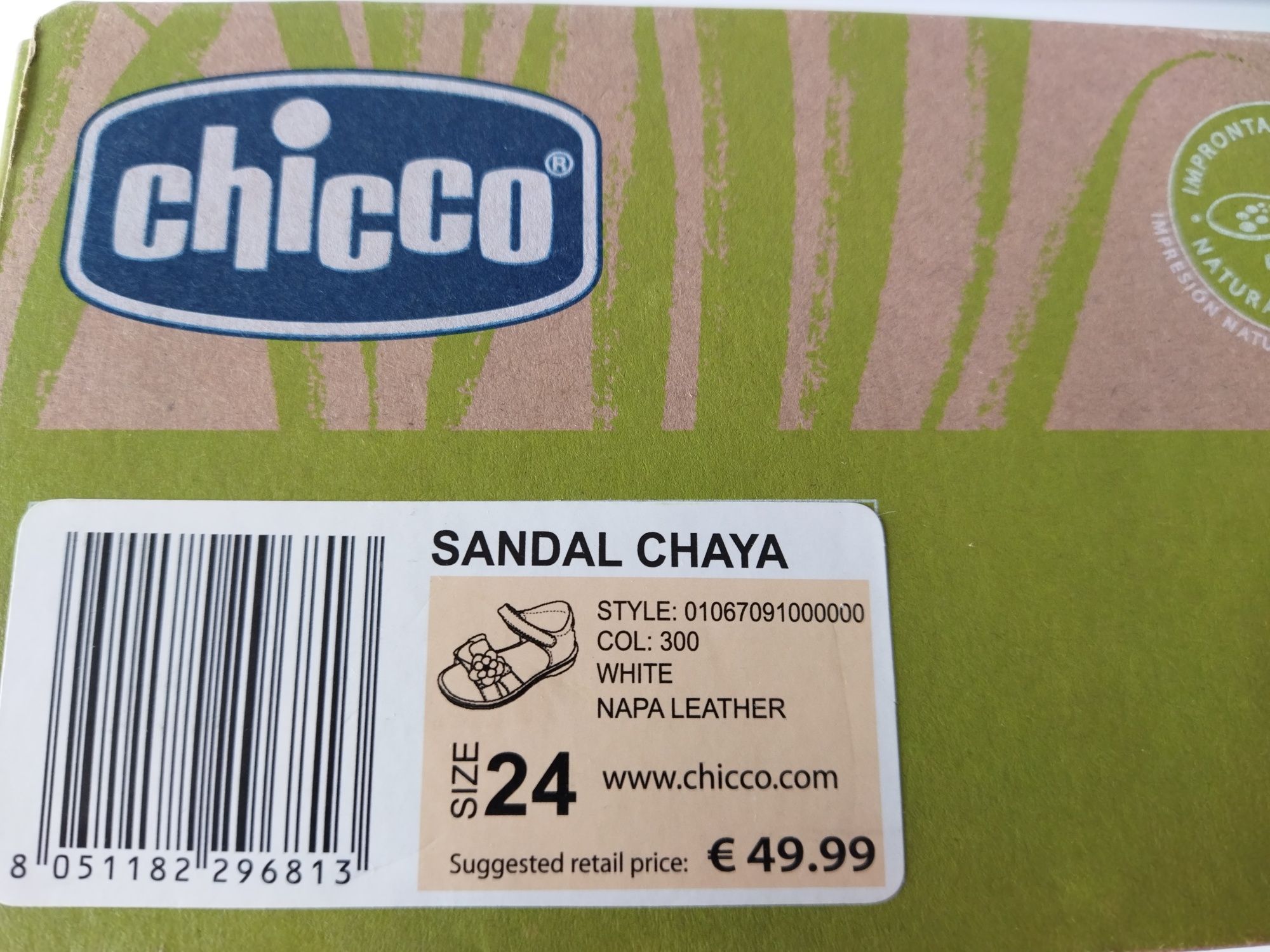 Sandália Chicco tam 24 novas