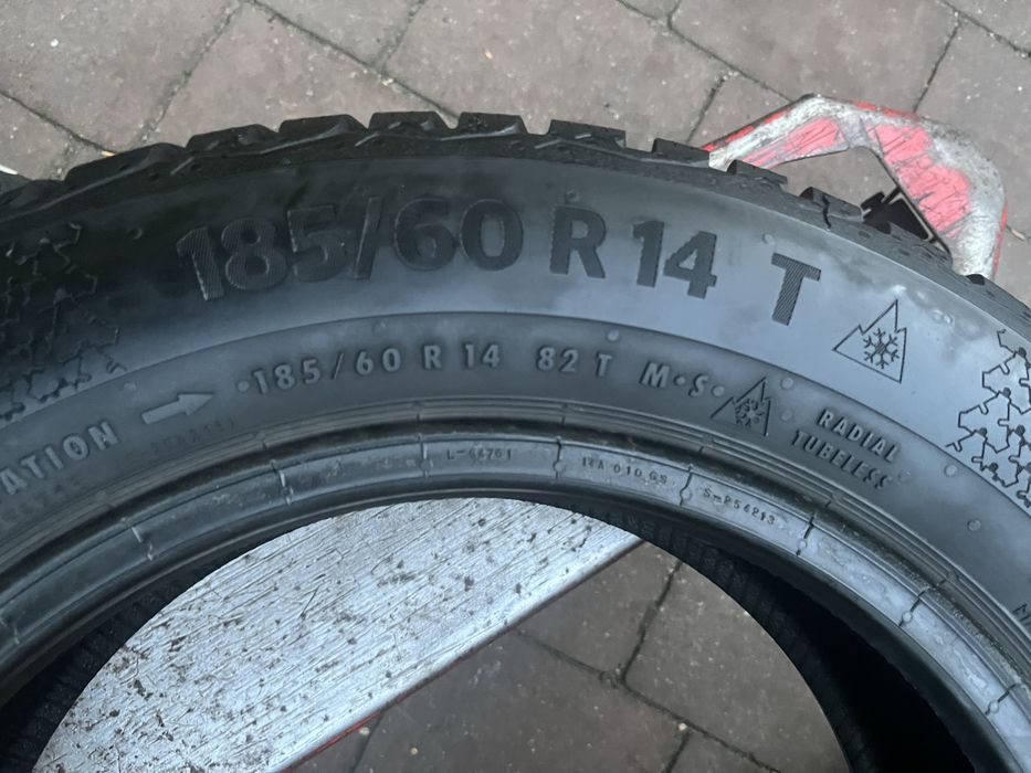1szt. 185/60/14  Continental WinterContact TS 870 Jak Nowa 2021r.