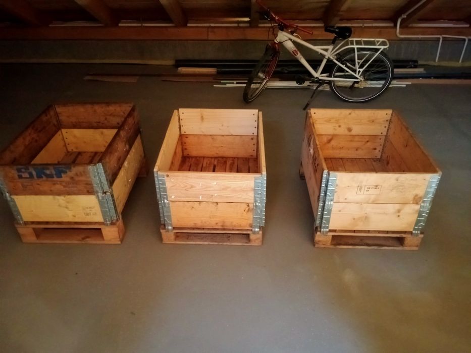 Skrzynie transportowe, podwyższane grządki