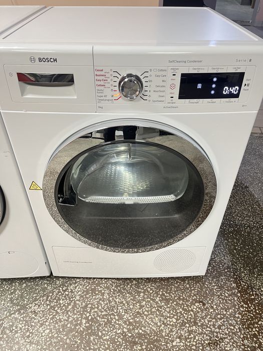 Комплект Bosch 8 серії пралка + сушка