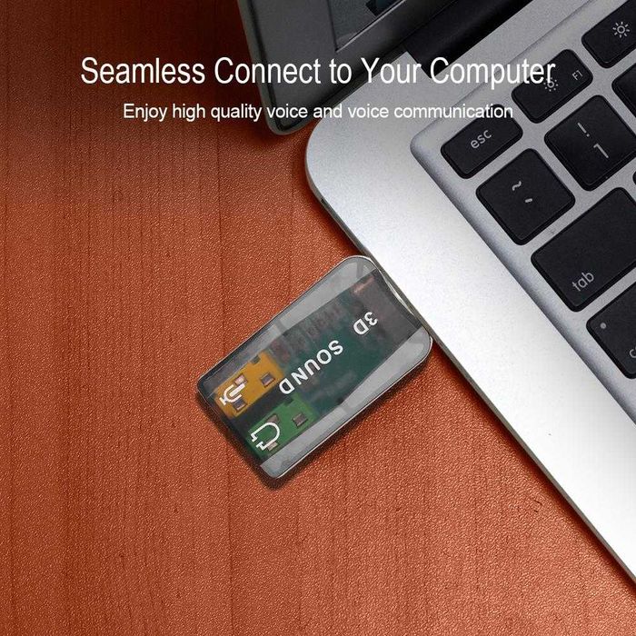 Звукова карта USB → 3.5 мм | Рішення за 30 секунд
