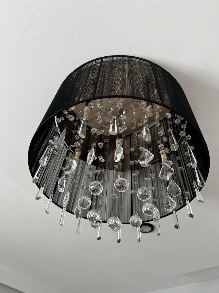 Żyrandol, plafon  jak nowy duży 47cm x47cm