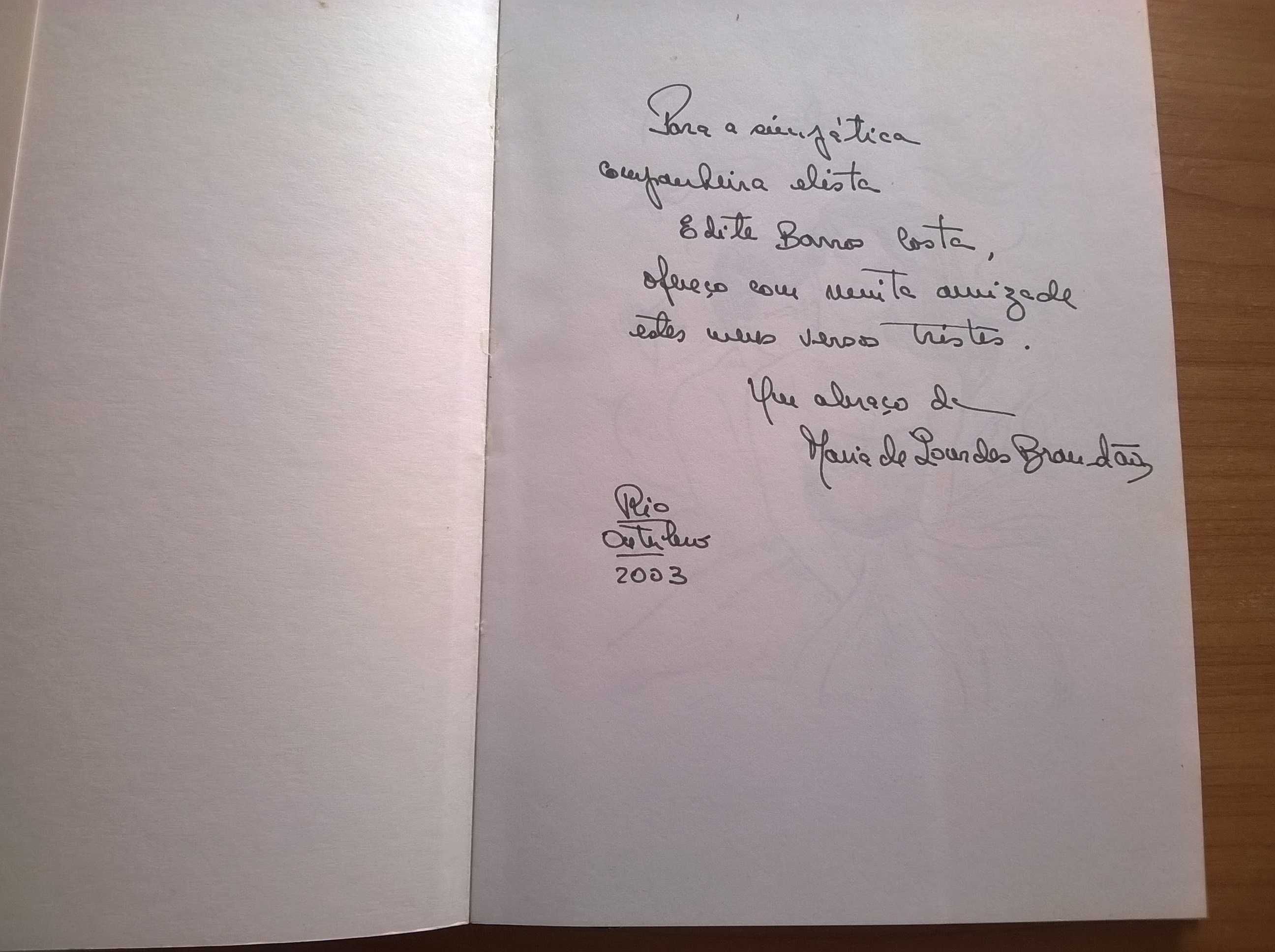 Vivências - Poesias (autografado) - Maria de Lourdes Brandão