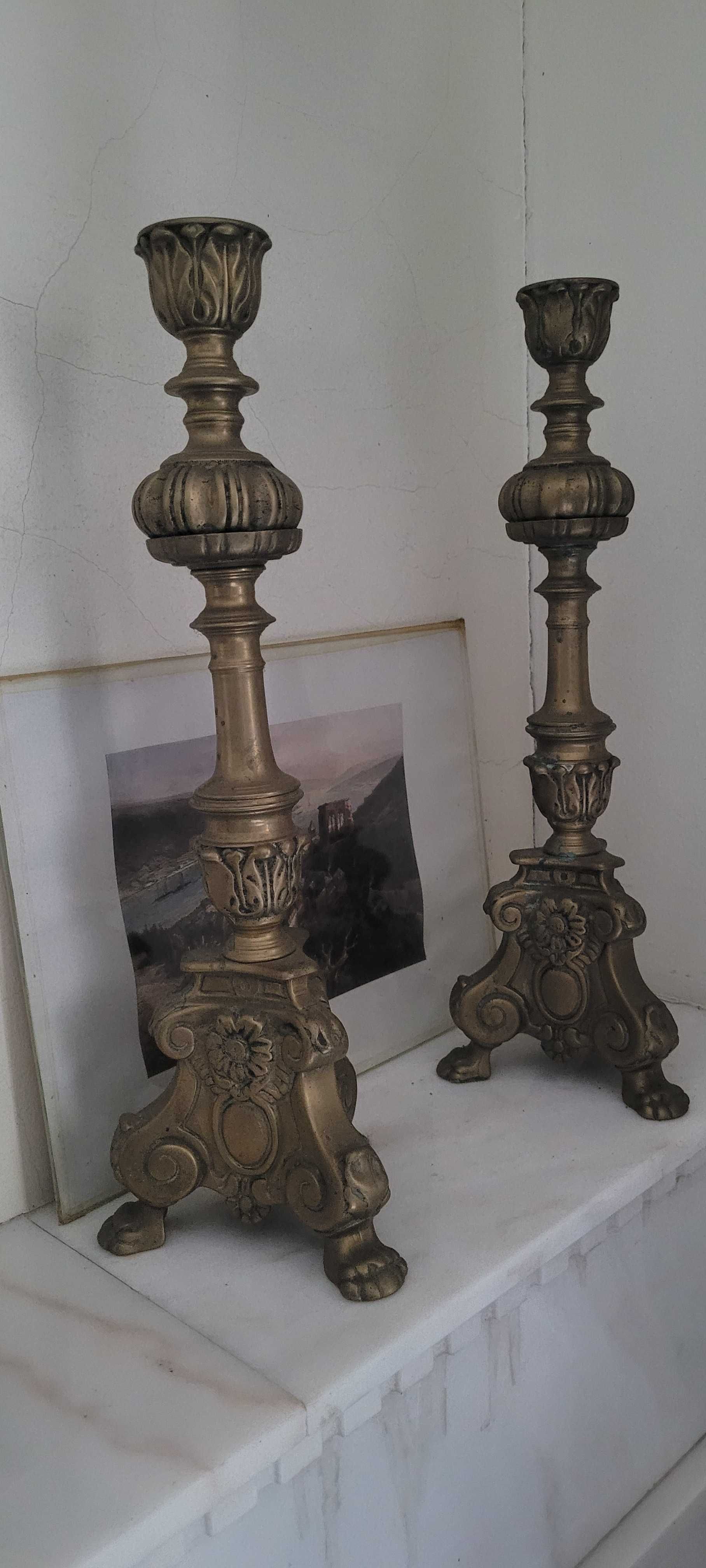 Castiçal em bronze