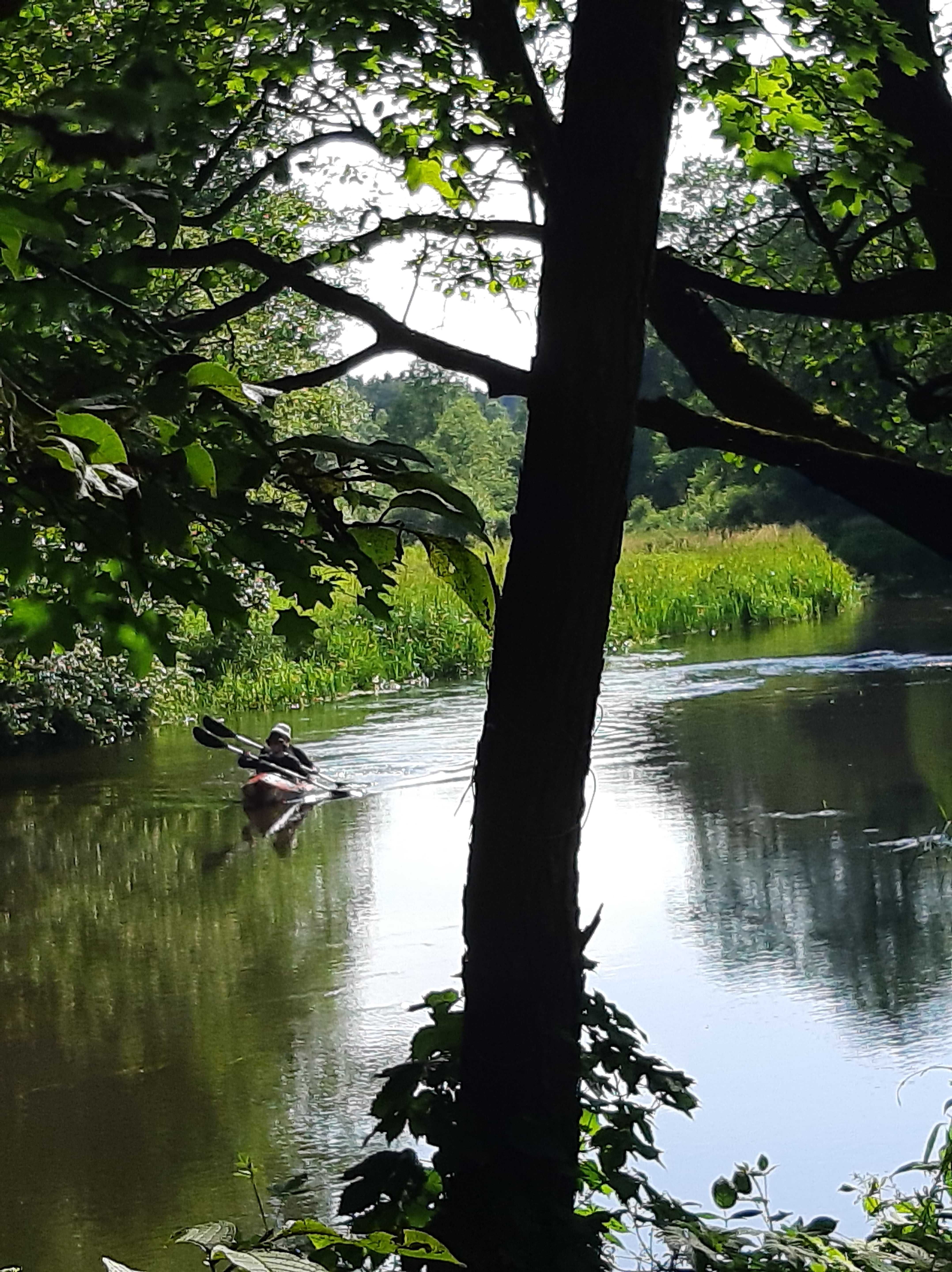 Domek letniskowy nad rzeką Liswartą 6 OSÓB w koronach drzew