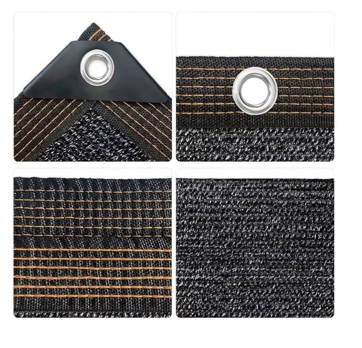 Prostokątny żagiel przeciwsloneczny 10szt 2m x 1m