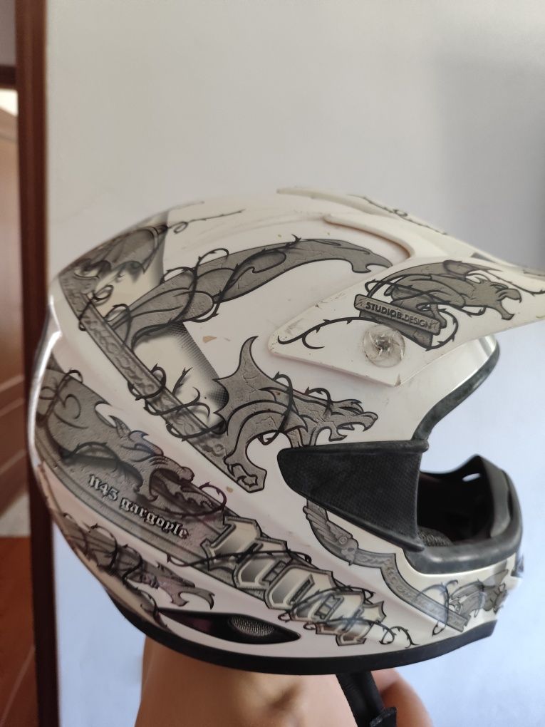 Capacete moto cross