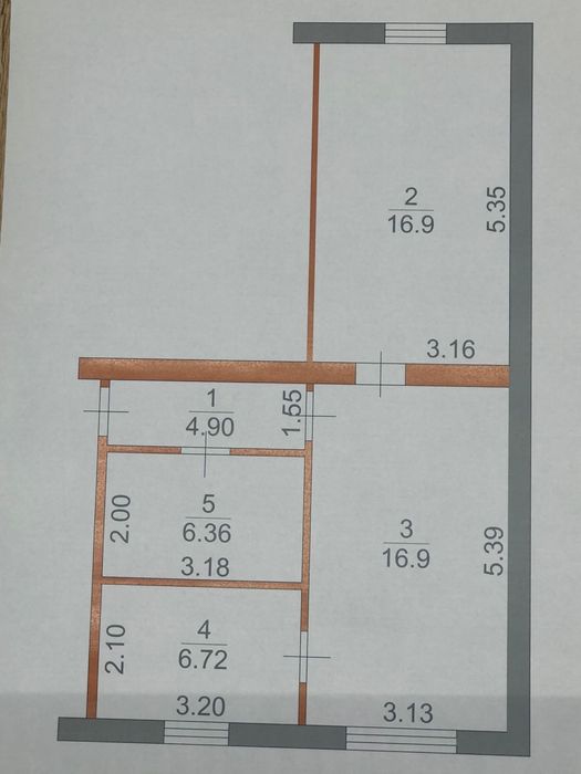 Продаж 2 кімнатної квартири с.Гірка Полонка
