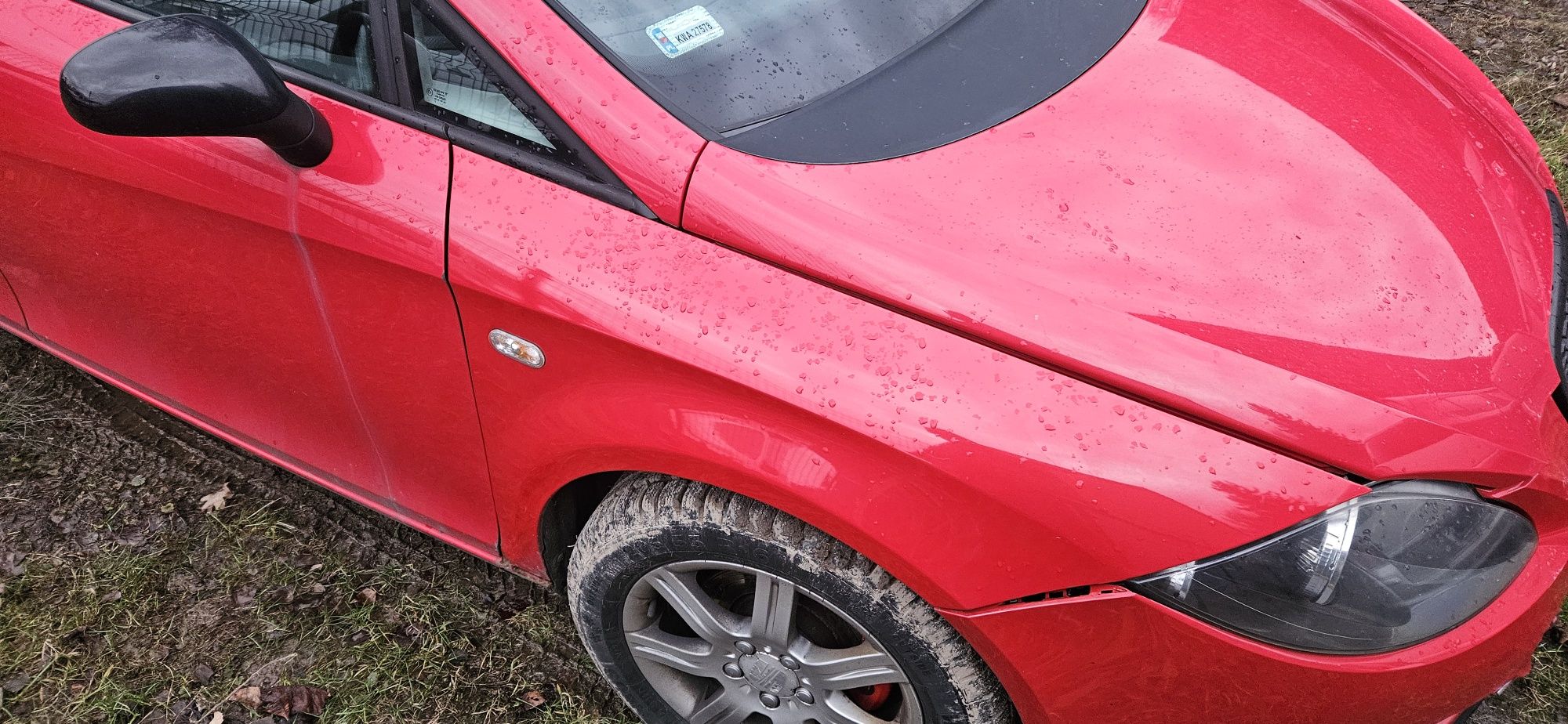 Seat Leon II Maska Zderzak Lampa Pas Chlodnice Blotnik Przód