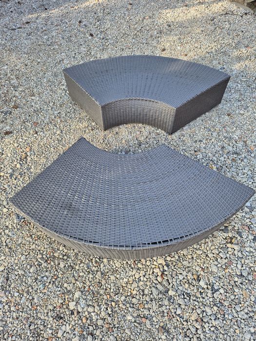 Meble siedziska ogrodowe technorattan taras