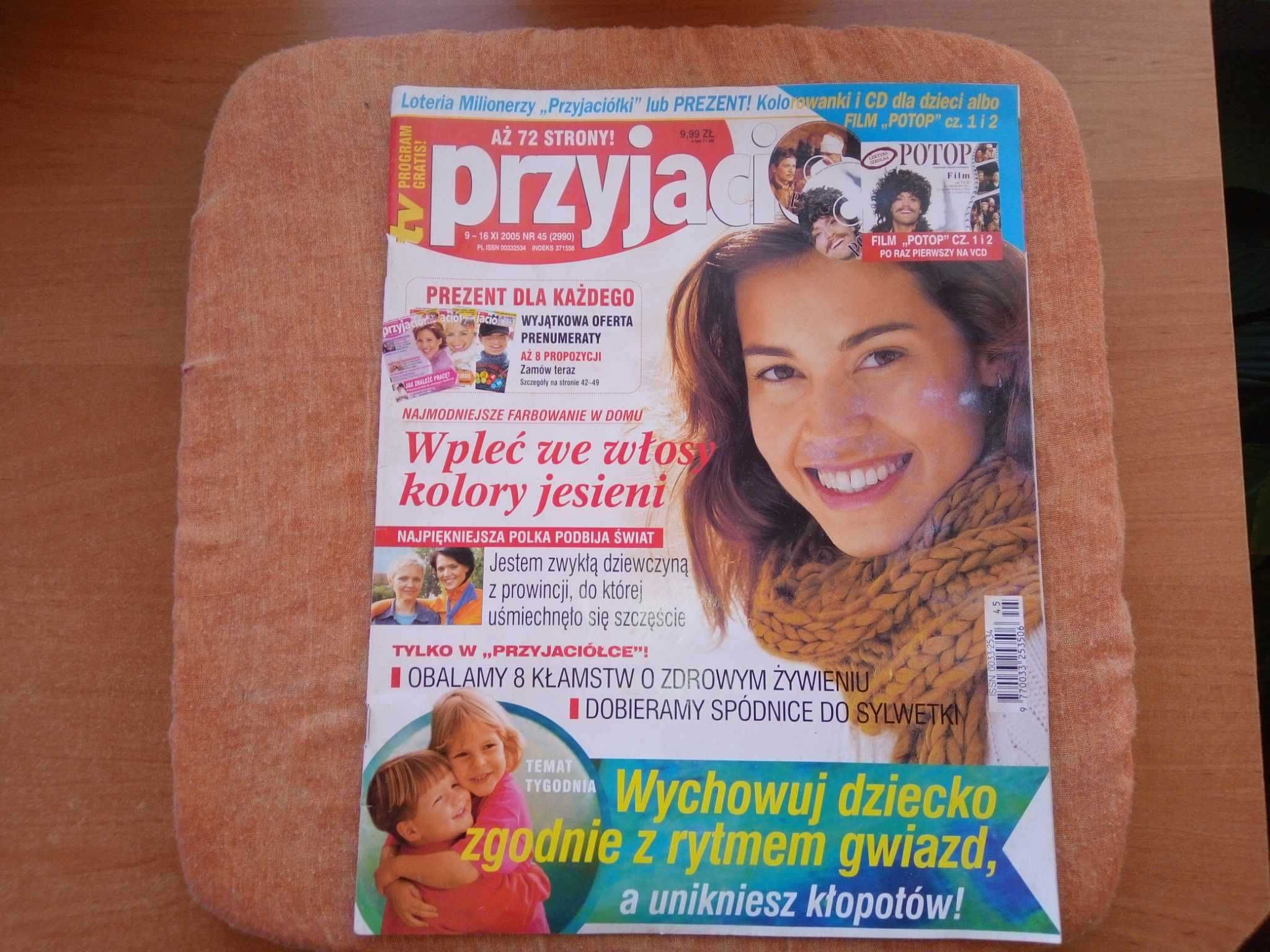 Tygodnik Gazeta Przyjaciółka nr 45 listopad 2005 dobry stan (2990)