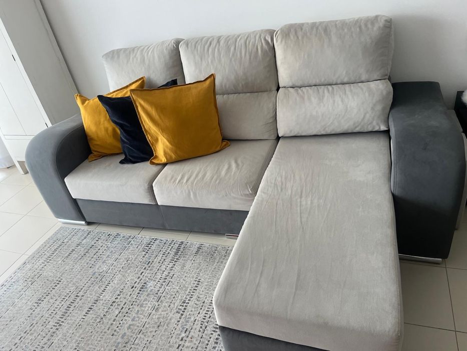 Sofa 3 lugares c/arrumação