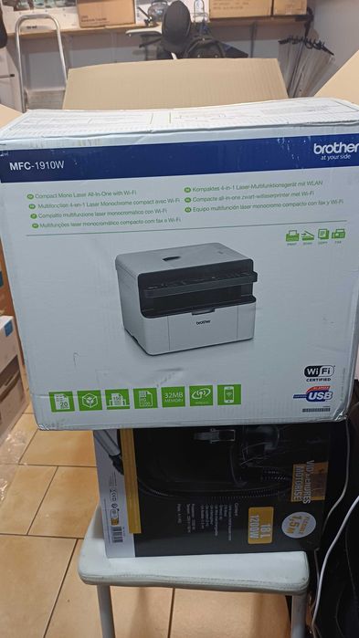 Drukarka wielofunkcyjna laserowa monochromatyczna Brother MFC-1910W