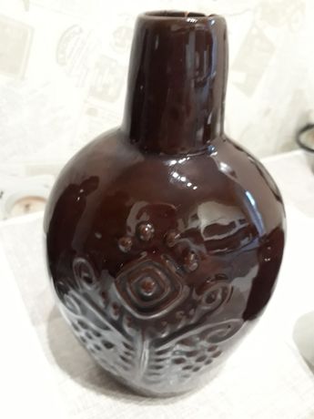 Декоративная керамическая бутылка для вина
