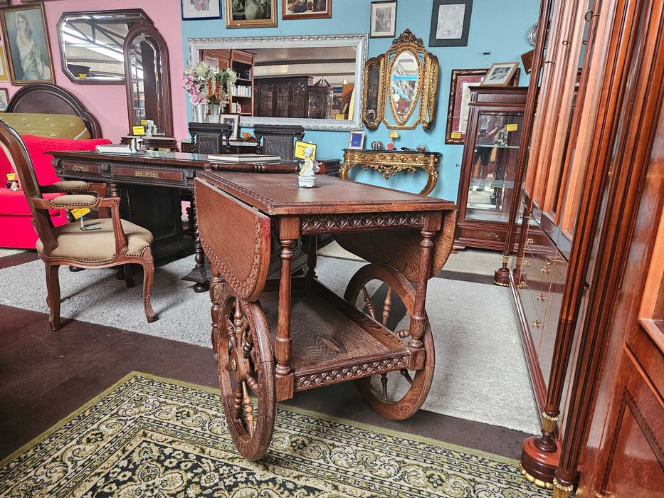 Carrinho bar em madeira - óptimo estado