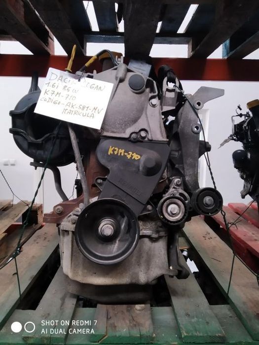Motor Renault gasolina 1.6i K7M710 k7m 710
