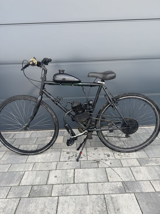 Rower z silnikiem spalinowym 80cc