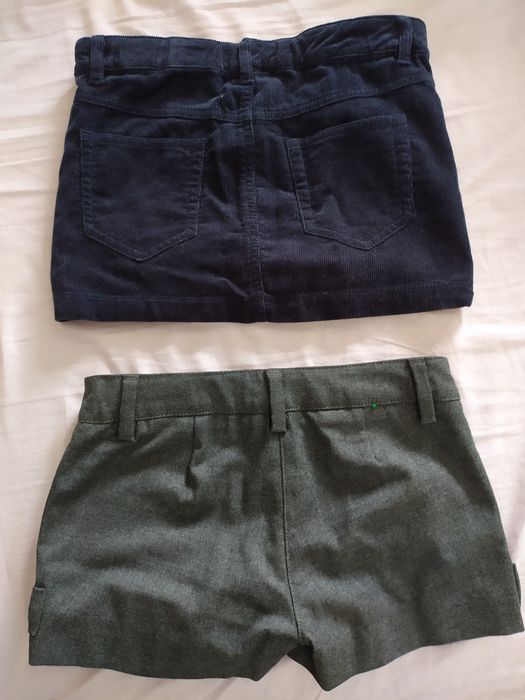 Saia e Calção Benetton - 6/7 anos - Tudo Original