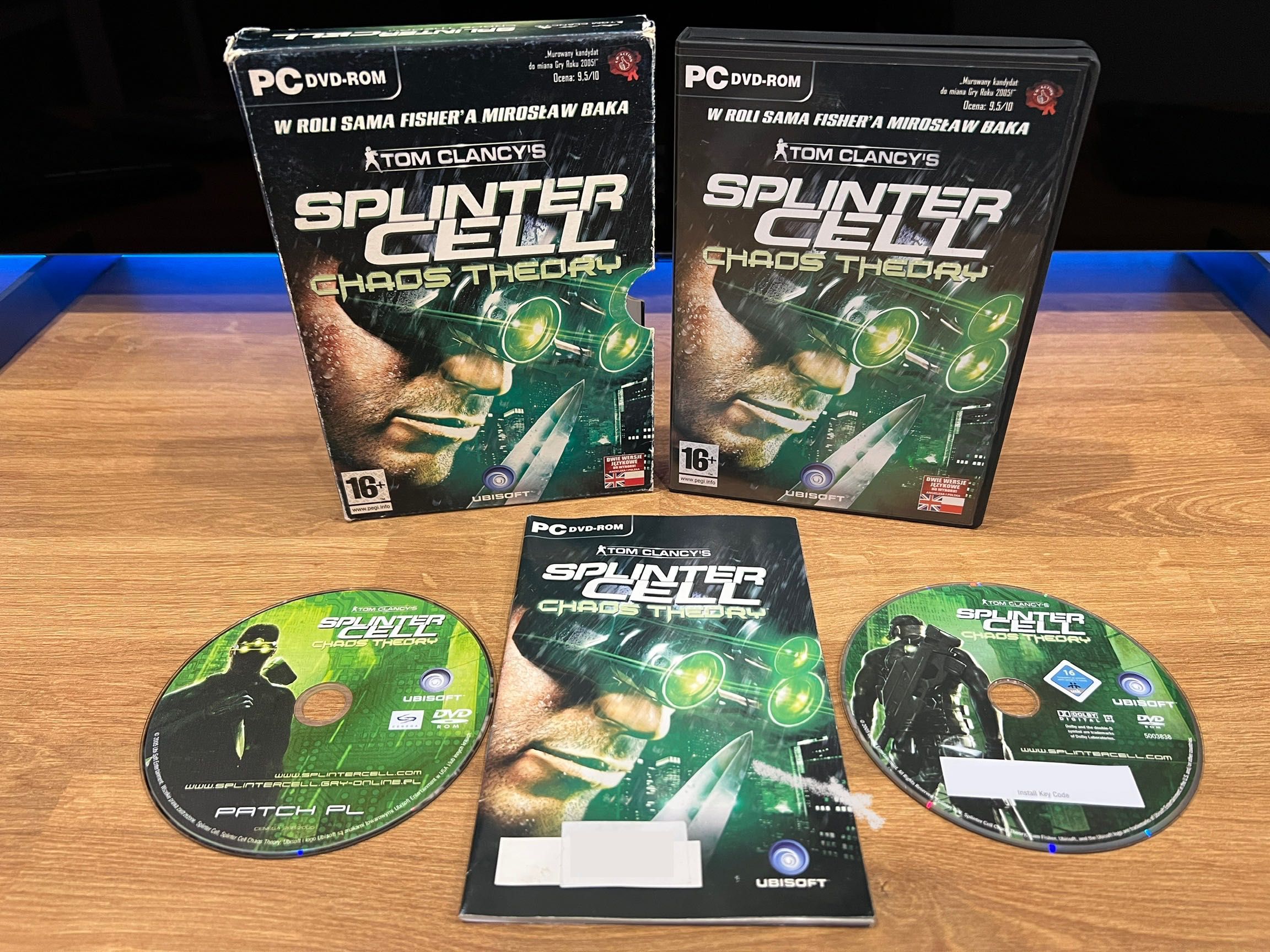 Splinter Cell Chaos Theory (PC PL 2005) kompletne premierowe wydanie