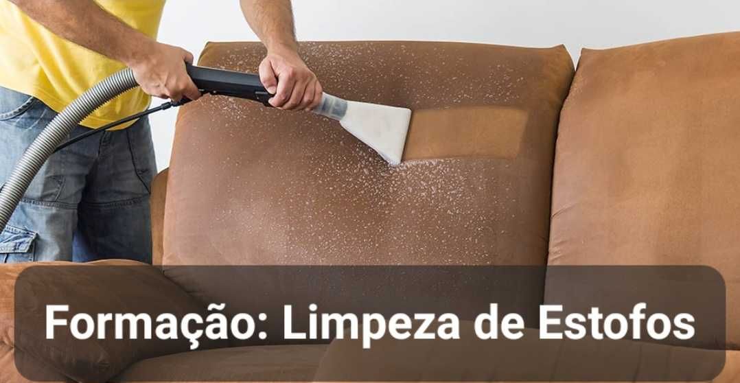 Formação técnica em limpeza de estofos.