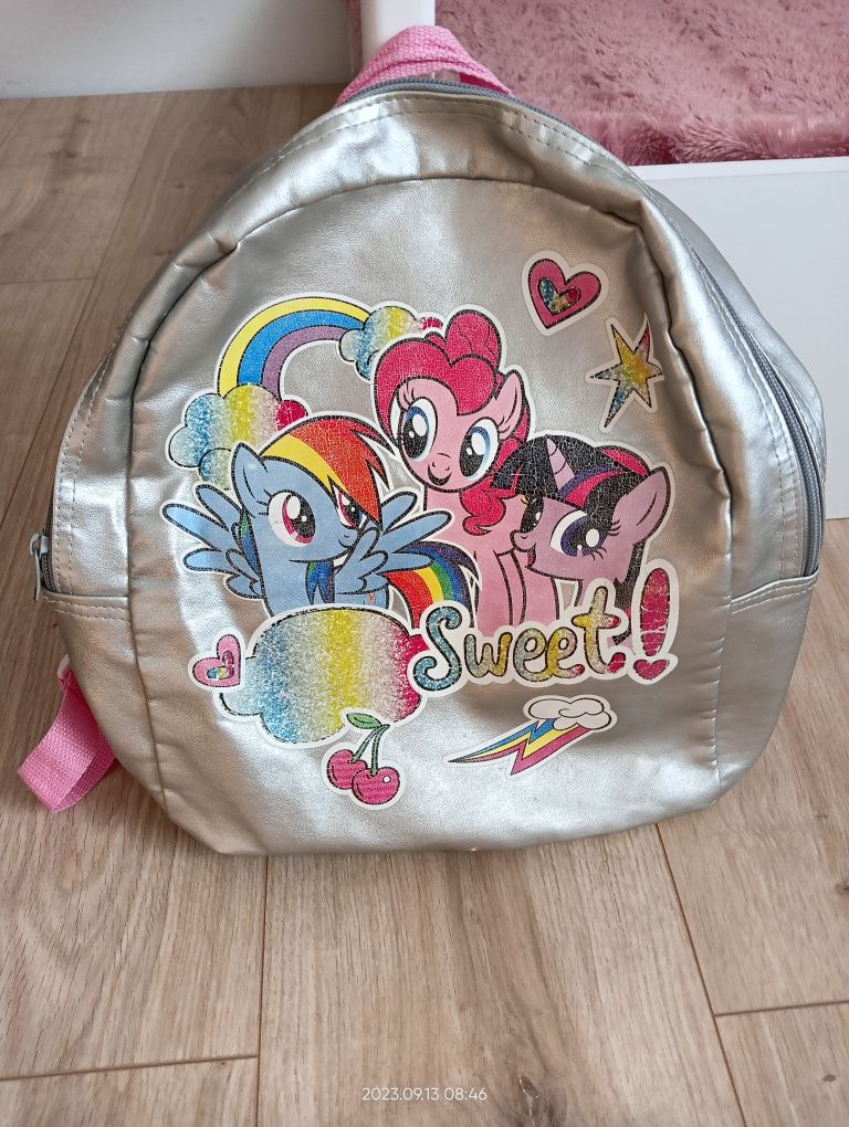 Plecak dla dziewczynki średniej wielkości my little pony