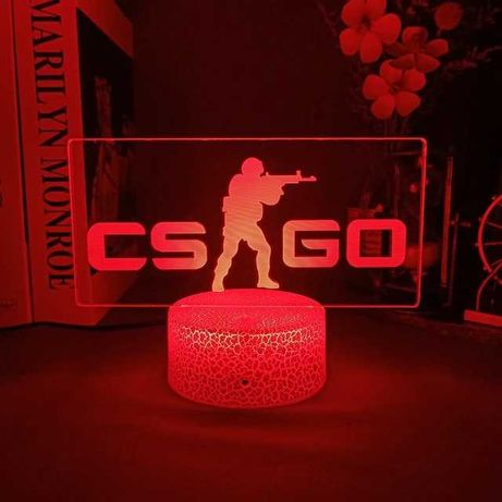 3D світильник CS:GO, 3D лампа