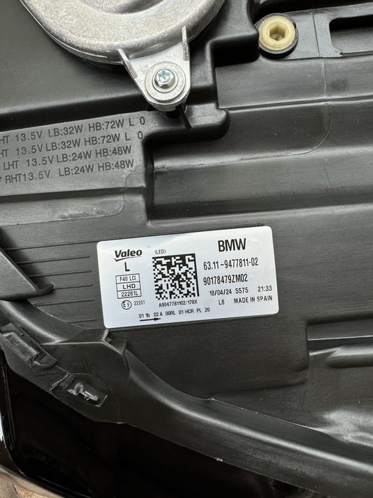 Фари bmw x1 f48 lci led