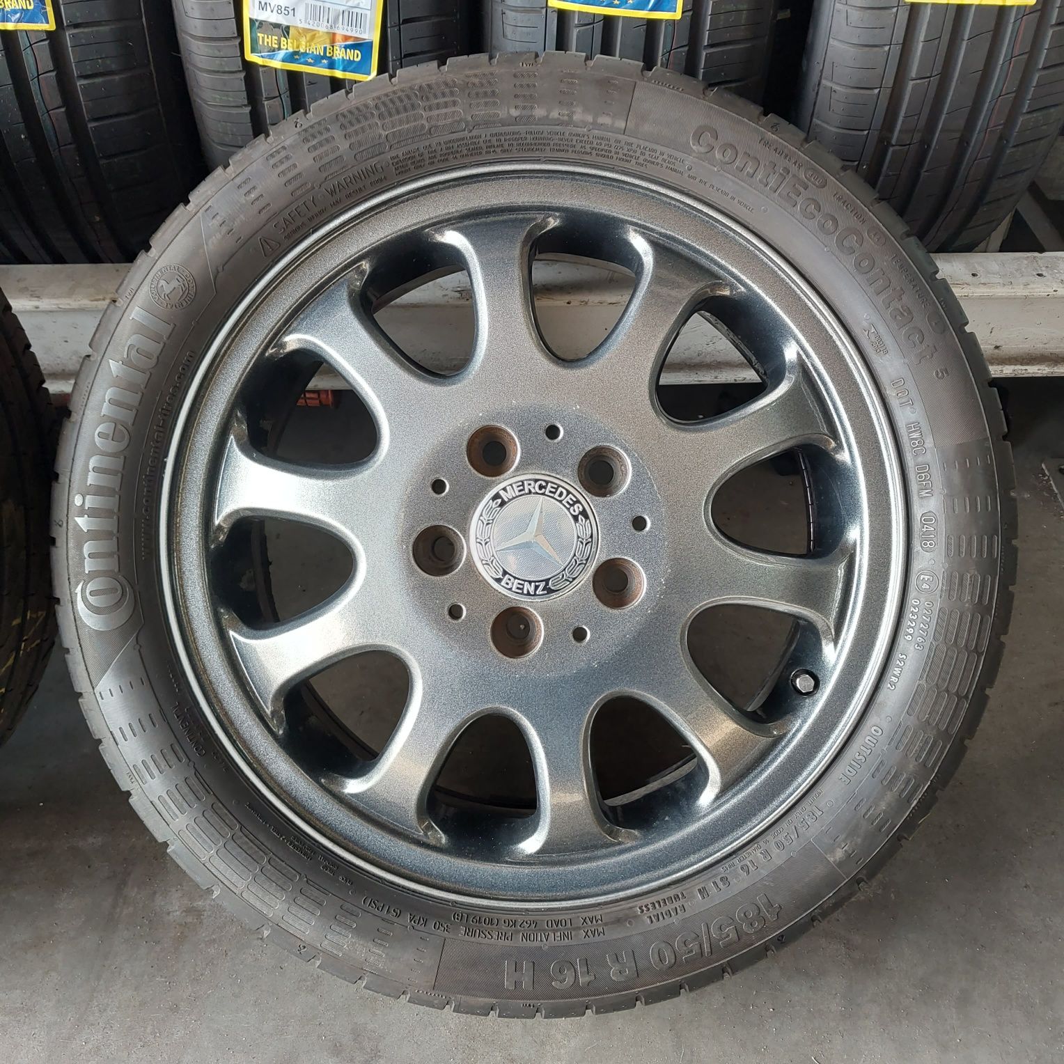 Koła Mercedes A class 16" 5x112 Et54 5.5J w168 7mm