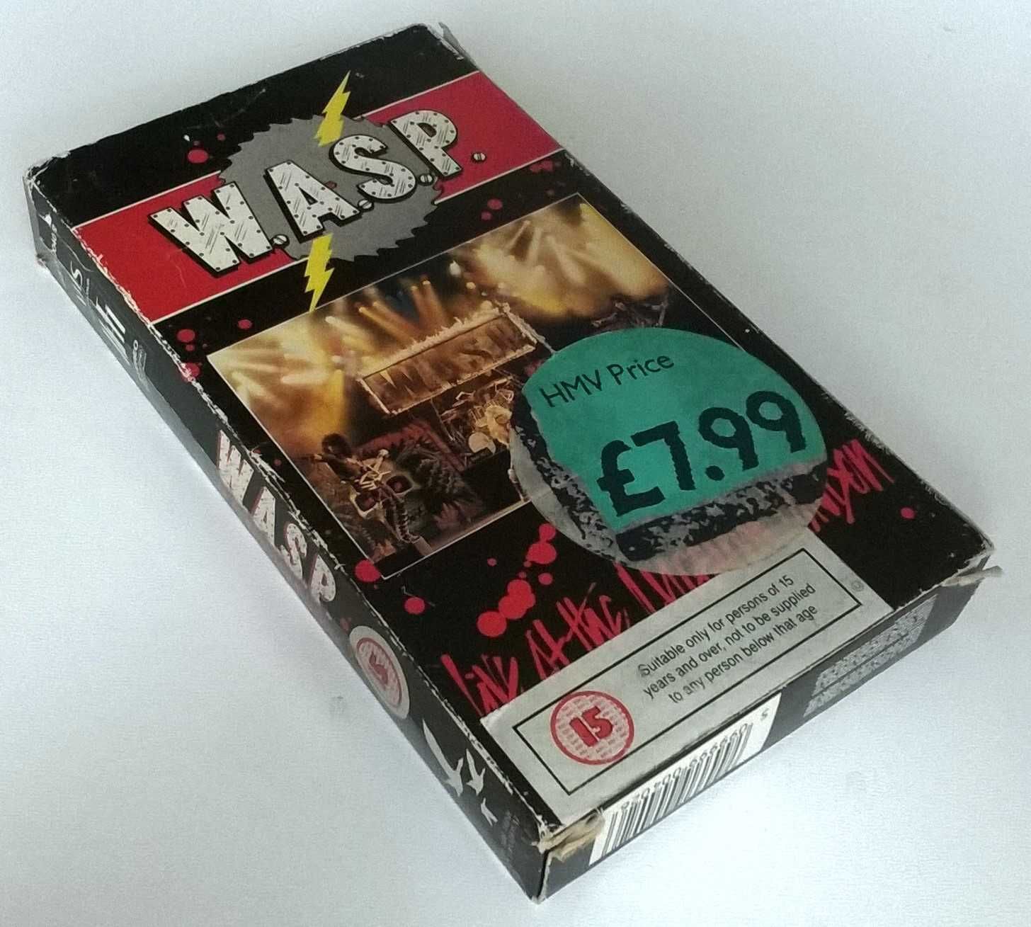 WASP Live at the Lyceum, London 1 kaseta VIDEO VHS hi-fi stereo
