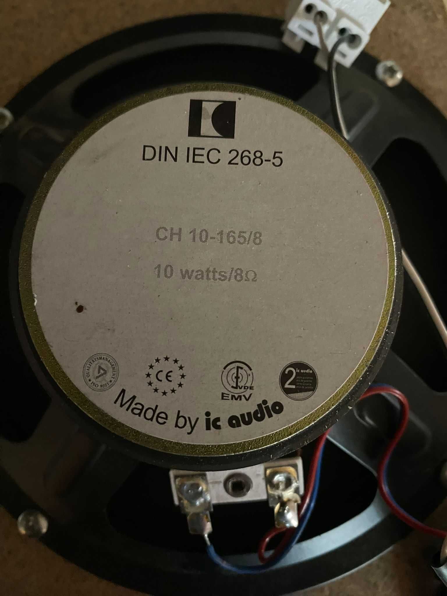 głosnik sufitowy  DIN iec 268-5  10 watt 8ohm