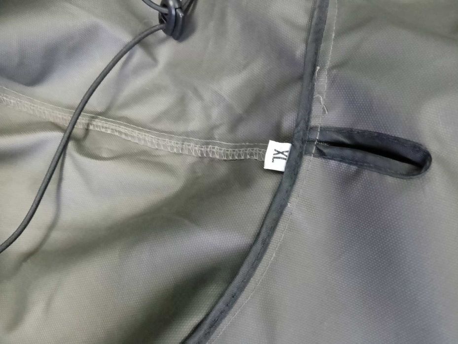 Płaszcz przeciwdeszczowy odblaskowy XL z kapturem dla psa