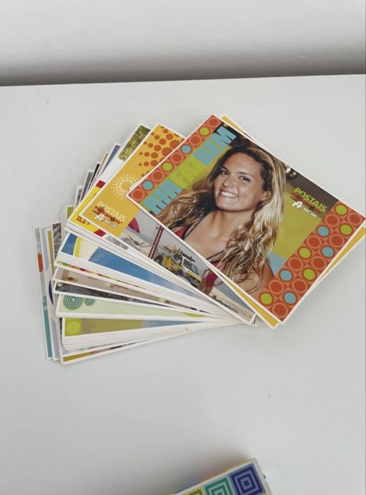 Postais morangos com açucar