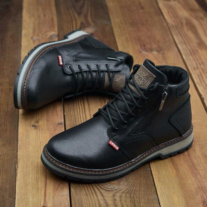 Теплі зимові черевики шкіра Levi`s Ваша сеть ! предлагает