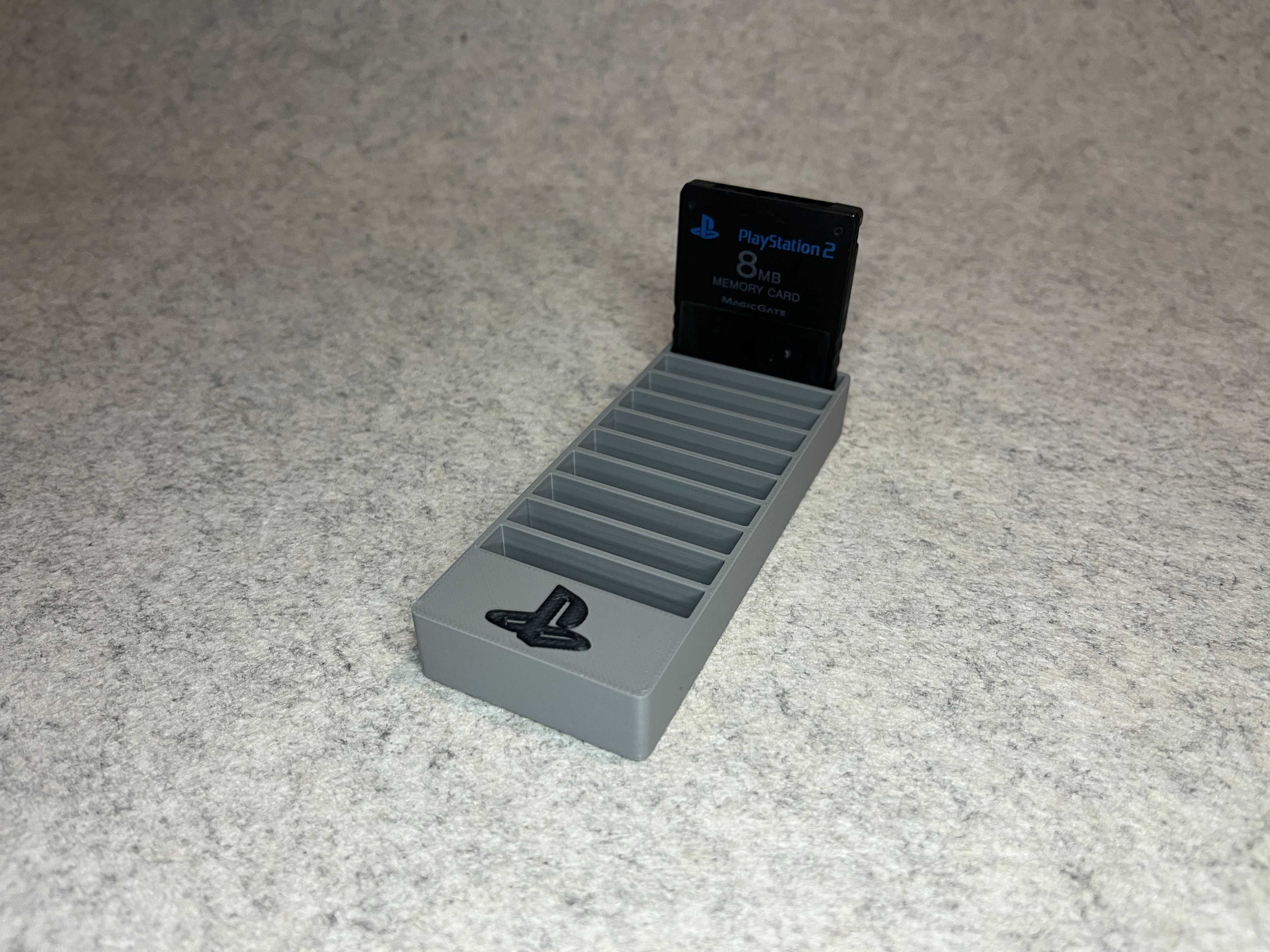 Stojak podstawka na 10 kart pamieci PlayStation One (PS Memory Card)