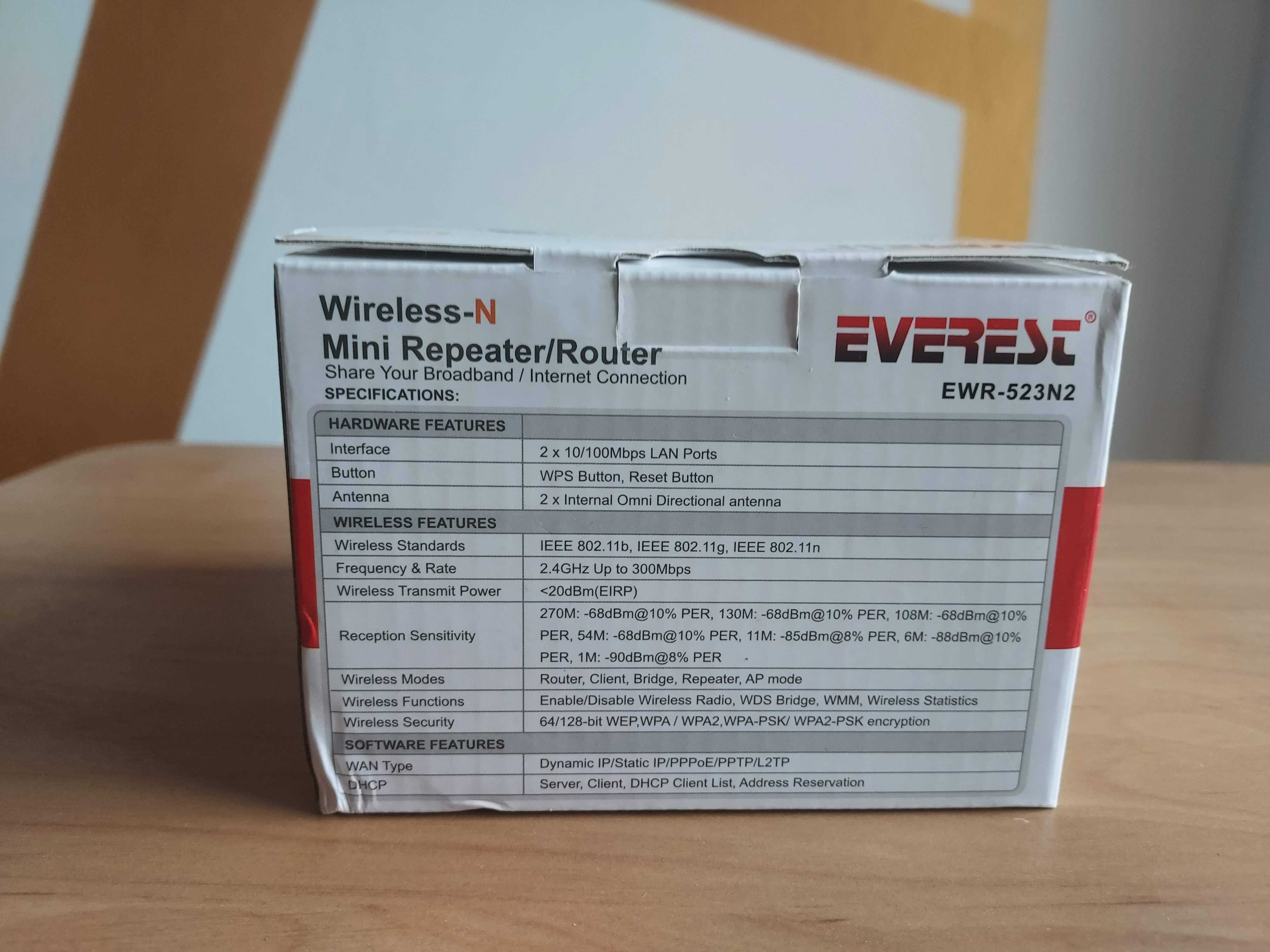 Router/ Repeater Everest EWR-523N2